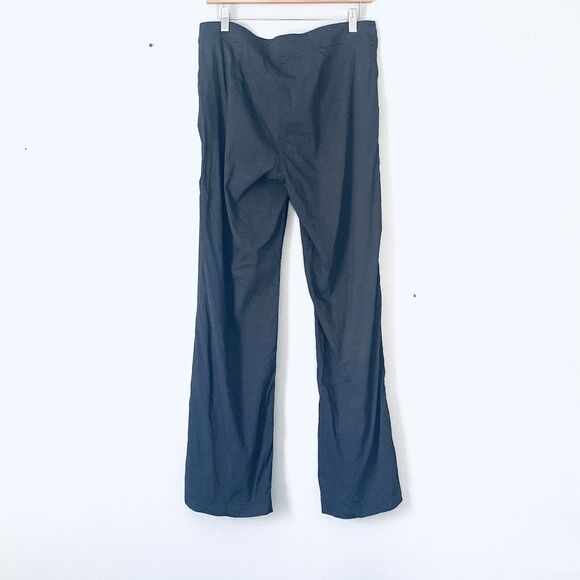 Eileen Fisher Pants Size 10 Wide Leg Gray Charcoal Minimalist Business Classic - Picture 2 of 9